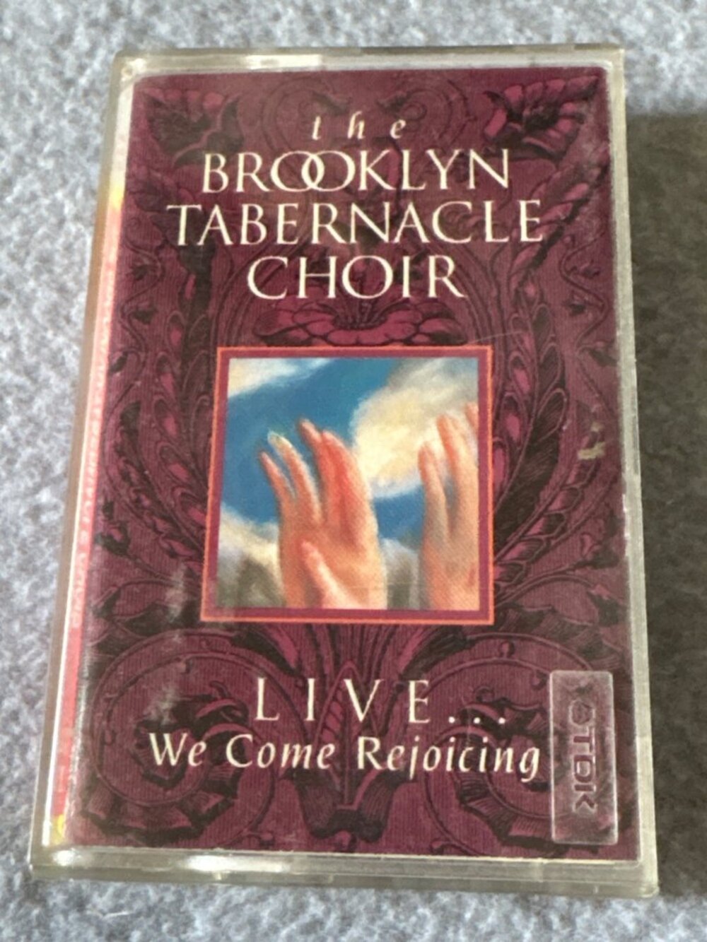 The Brooklyn Tabernacle Choir "Live: We Come Rejoicing" Cassette Tape Worship Mu